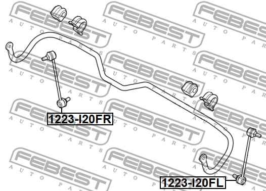 Łącznik stabilizatora FEBEST 1223-I20FR