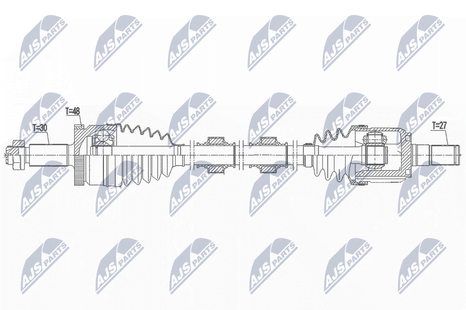 Wał napędowy NTY NPW-KA-390