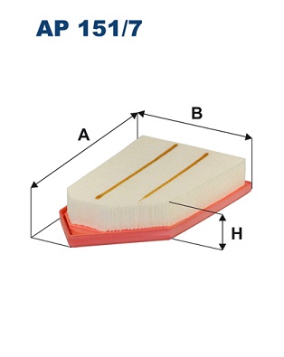 Filtr powietrza FILTRON AP 151/7