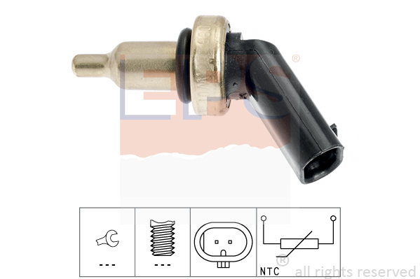 Czujnik temperatury płynu chłodzącego EPS 1.830.390