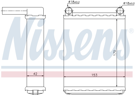 Nagrzewnica NISSENS 72038