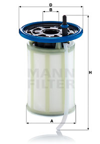 Filtr paliwa MANN-FILTER PU 7018