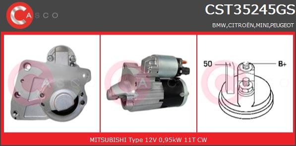 Rozrusznik CASCO CST35245GS