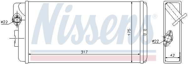Nagrzewnica NISSENS 72035