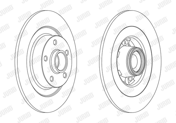Tarcza hamulcowa JURID 562608J