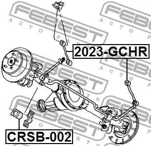 Guma stabilizatora FEBEST CRSB-002
