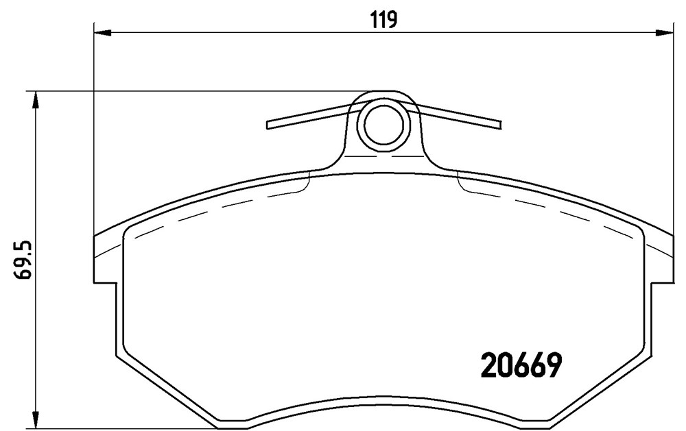 Klocki hamulcowe BREMBO P 85 092