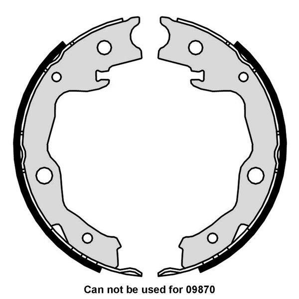 Zestaw szczęk hamulcowych BREMBO S 83 568