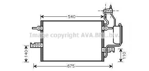 Skraplacz klimatyzacji AVA QUALITY COOLING OL5349D