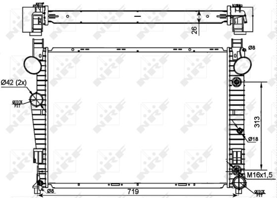 Chłodnica NRF 53107