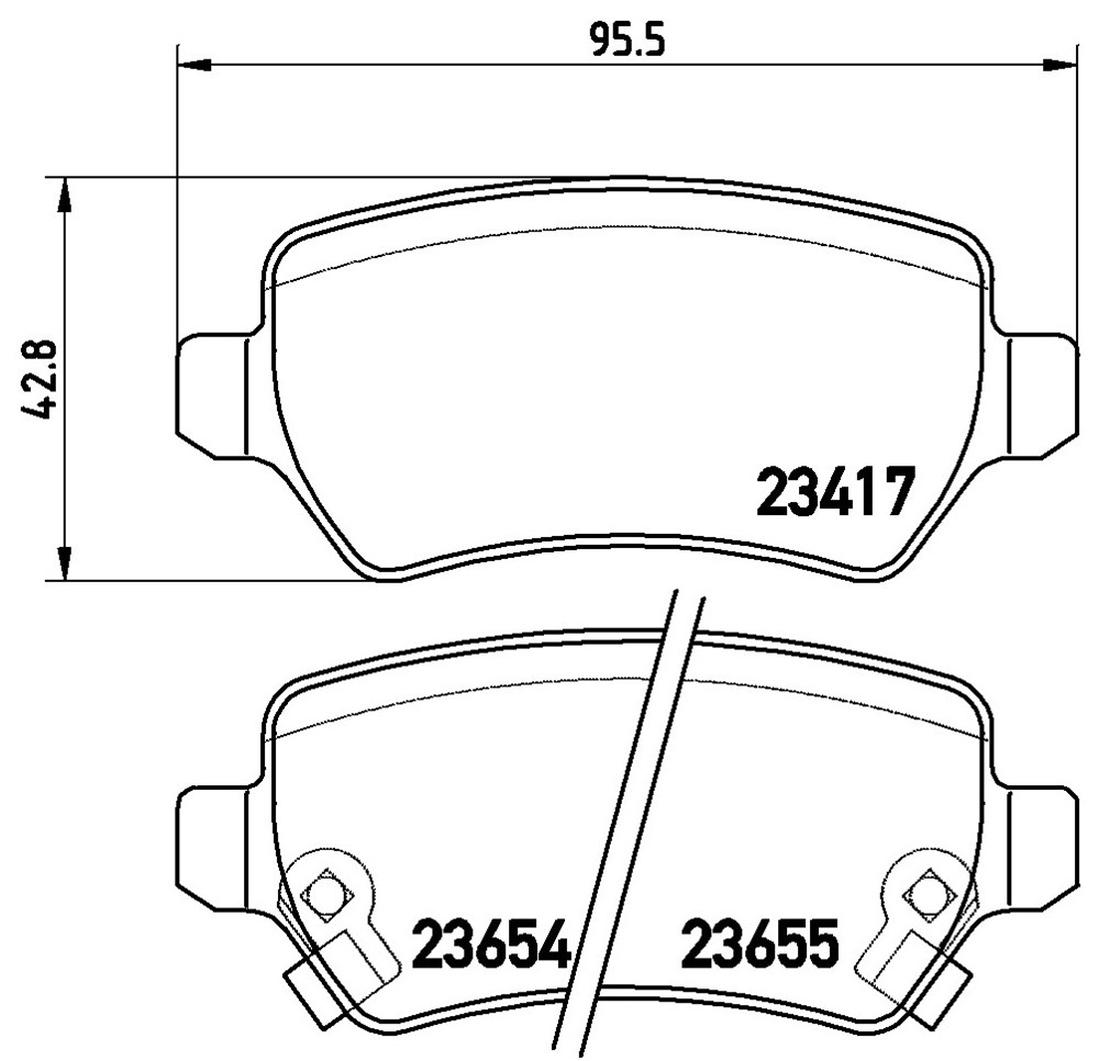 Klocki hamulcowe BREMBO P 59 038X