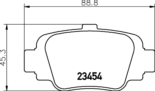 Klocki hamulcowe HELLA PAGID 8DB 355 011-551