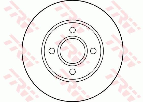 Tarcza hamulcowa TRW DF2682