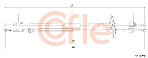 Linka dźwigni zmiany biegów COFLE 92.11.3295