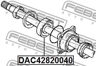 Łożysko koła FEBEST DAC42820040