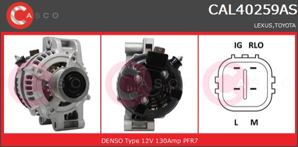 Alternator CASCO CAL40259AS