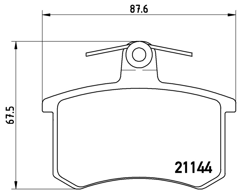 Klocki hamulcowe BREMBO P 85 013