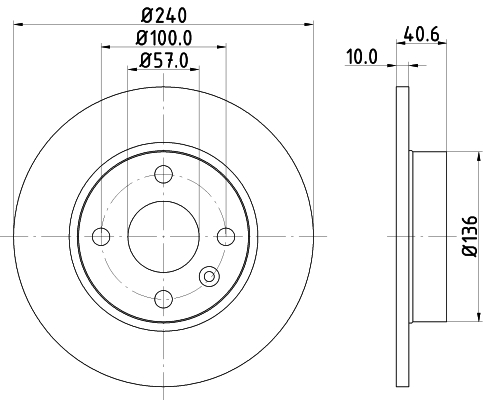 Tarcza hamulcowa HELLA 8DD 355 108-251