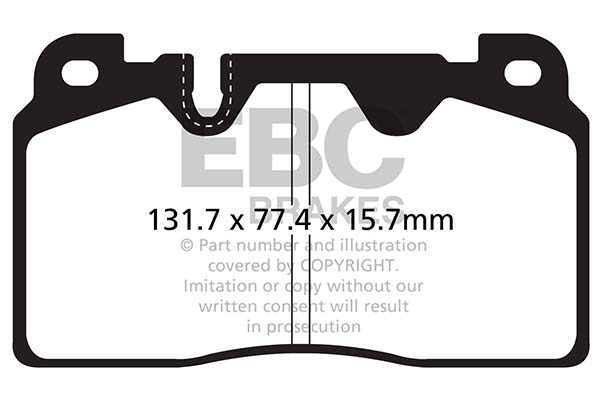 Klocki hamulcowe EBC BRAKES DP42168R