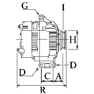 Alternator HC-CARGO 116782