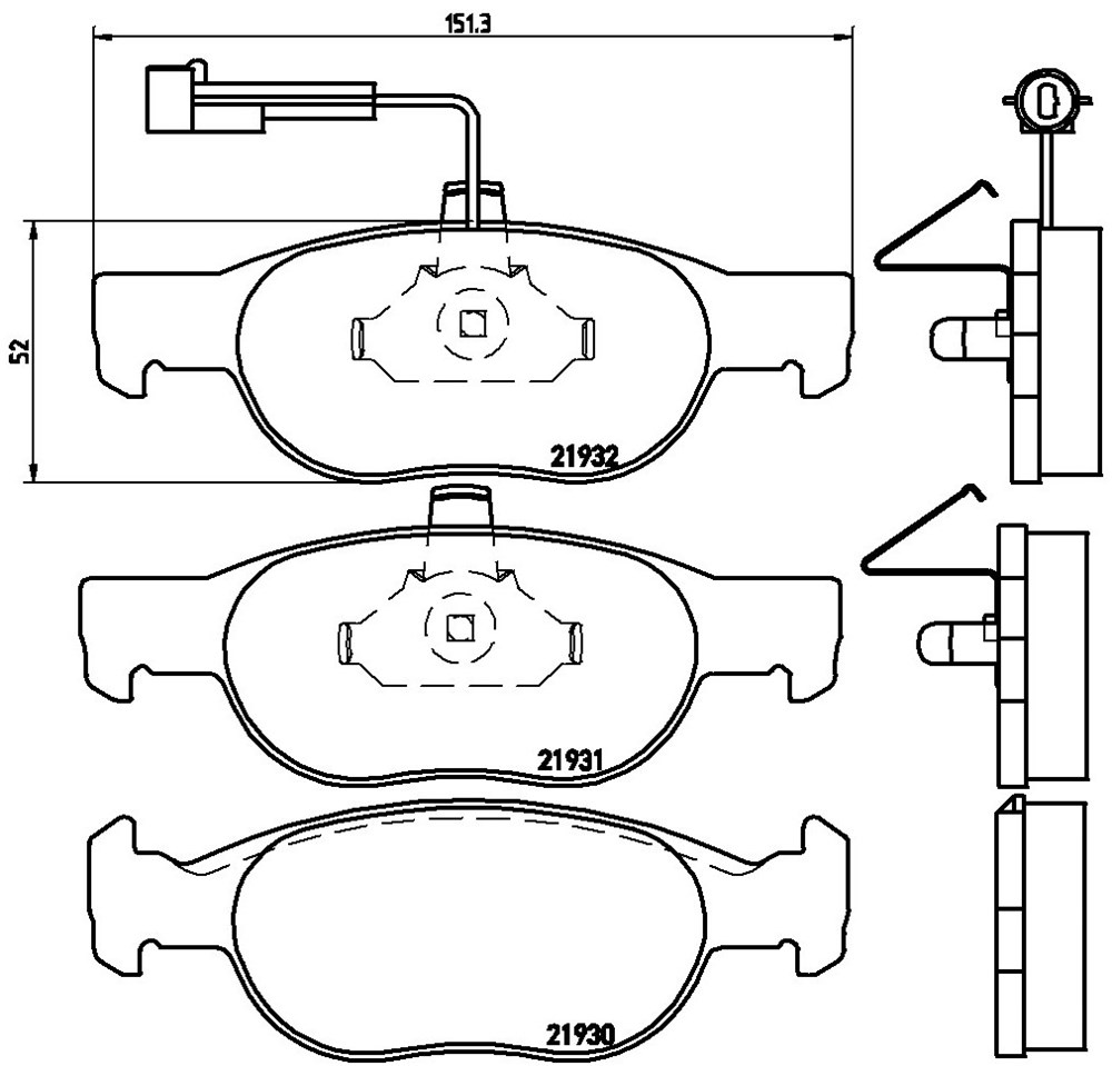 Klocki hamulcowe BREMBO P 23 057