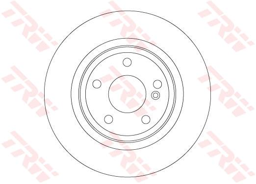 Tarcza hamulcowa TRW DF6886