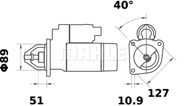 Rozrusznik MAHLE MS 280