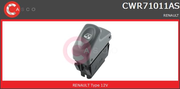 Przełącznik podnośnika szyby CASCO CWR71011AS