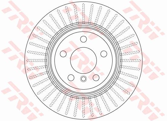 Tarcza hamulcowa TRW DF6512S