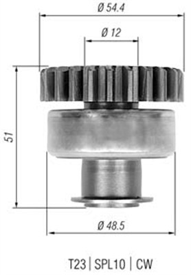 Bendiks rozrusznika MAGNETI MARELLI 940113020328