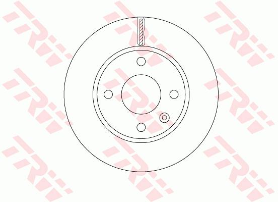 Tarcza hamulcowa TRW DF6783
