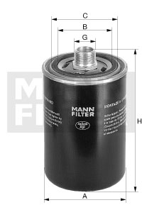 Filtr automatycznej skrzyni biegów MANN-FILTER WD 940/4