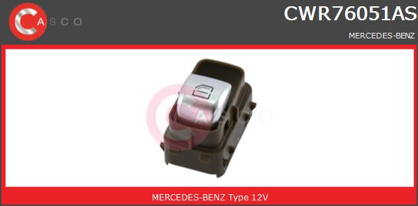 Przełącznik podnośnika szyby CASCO CWR76051AS