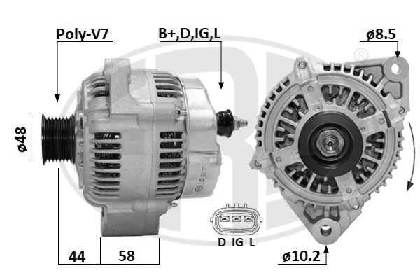 Alternator ERA 209680A