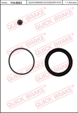 Zestaw naprawczy zacisku hamulcowego QUICK BRAKE 114-0023