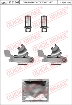 Zestaw naprawczy rozpieracza QUICK BRAKE 120 53 008