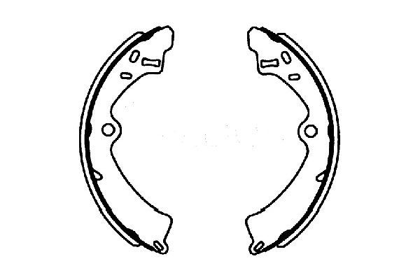 Zestaw szczęk hamulcowych KAVO PARTS KBS-8911