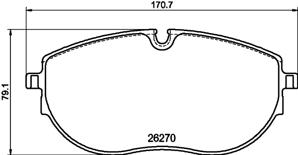 Klocki hamulcowe TEXTAR 2627001