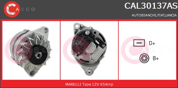 Alternator CASCO CAL30137AS