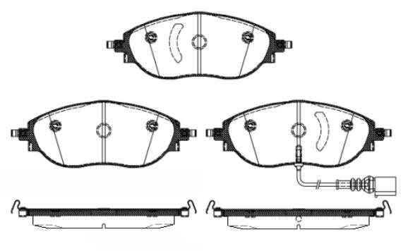 Klocki hamulcowe REMSA 1470.01