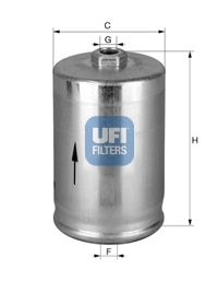 Filtr paliwa UFI 31.748.00