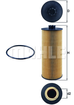 Filtr oleju KNECHT OX 155D