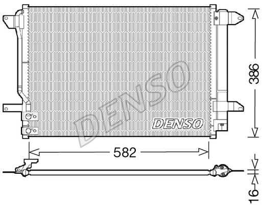 Skraplacz klimatyzacji DENSO DCN32027
