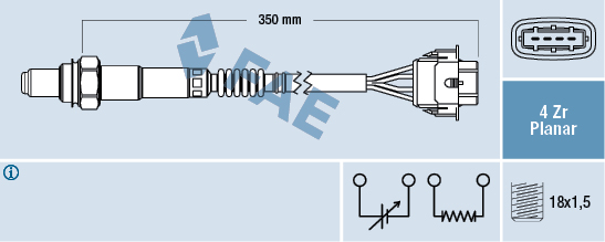 Sonda lambda FAE 77208