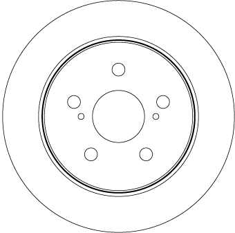Tarcza hamulcowa TRW DF8335