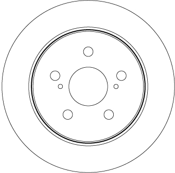 Tarcza hamulcowa TRW DF8335