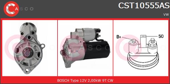 Rozrusznik CASCO CST10555AS