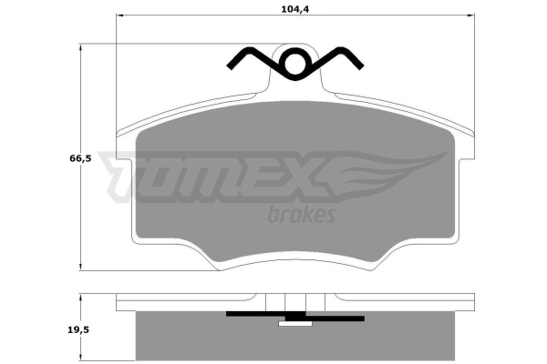 Klocki hamulcowe TOMEX BRAKES TX 10-57