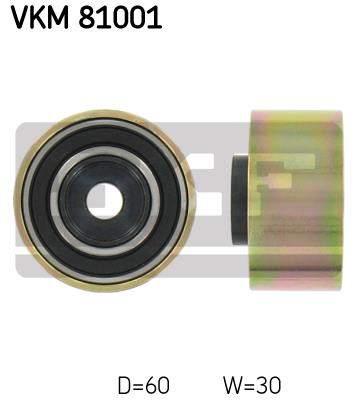 Rolka prowadząca paska rozrządu SKF VKM 81001