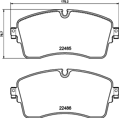Klocki hamulcowe HELLA 8DB 355 040-361
